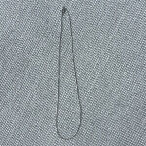 925 Sterling Silver 0.5mm Snake Chain Necklace, 16” long